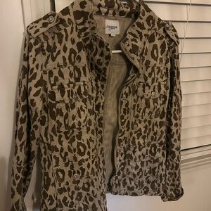 Kensie Jeans leapard Print Bomber Jackets